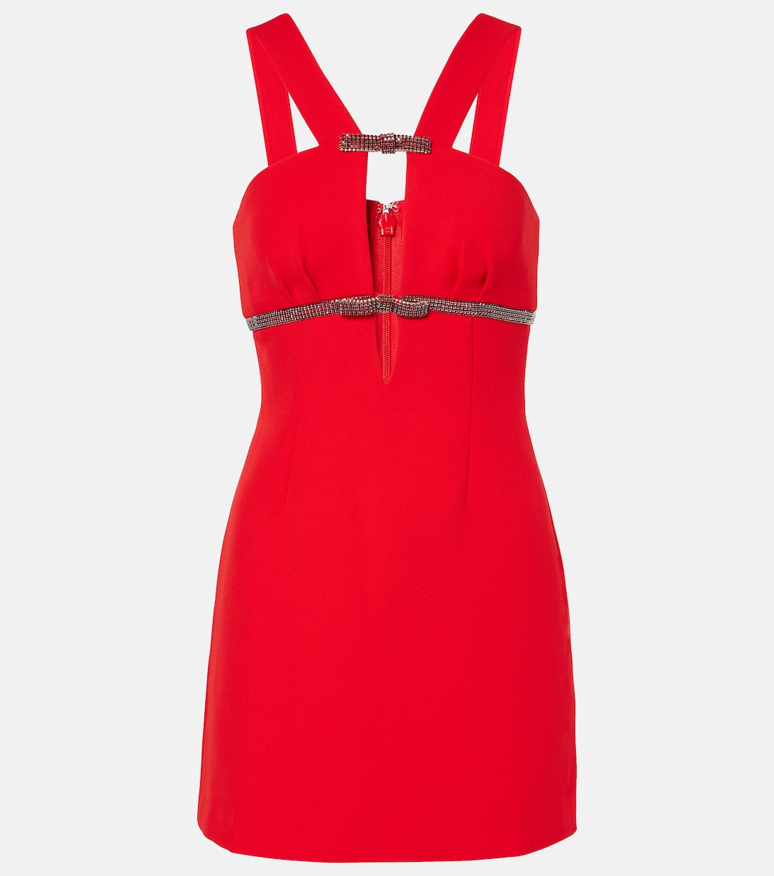 Robe en crêpe à ornements | Self-Portrait