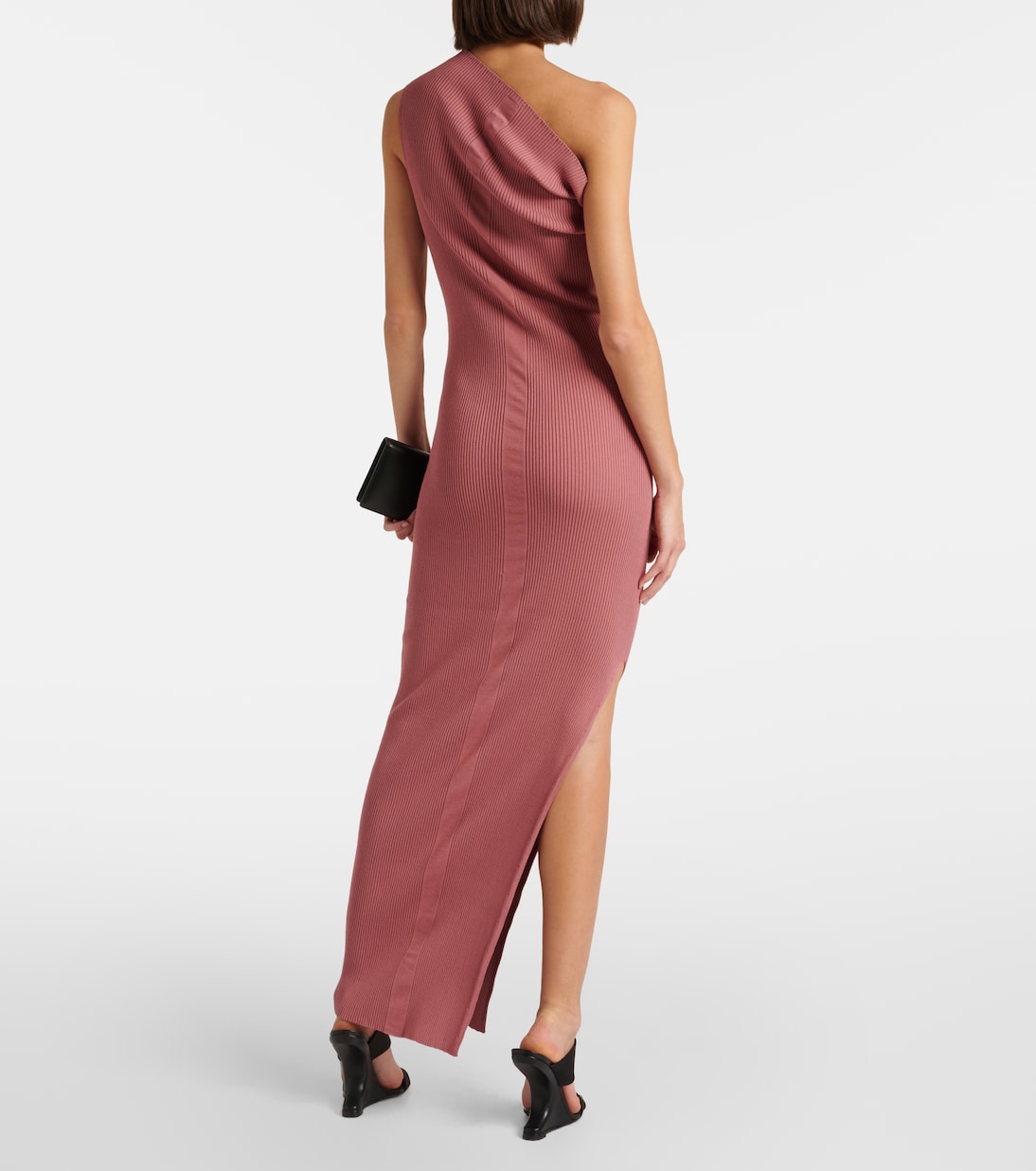 One-Shoulder-Maxikleid aus Jersey | Rick Owens