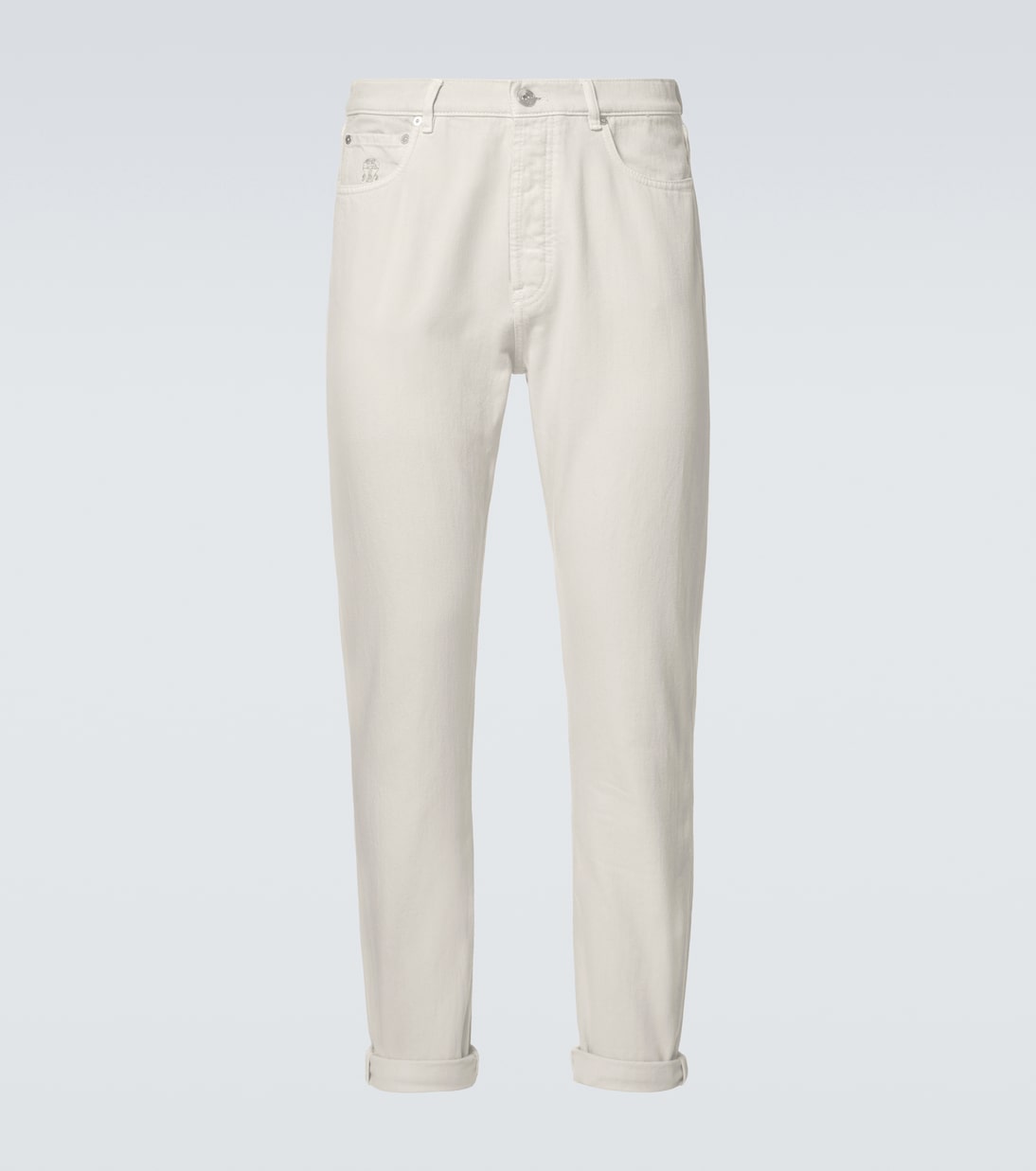 High-rise straight jeans | Brunello Cucinelli