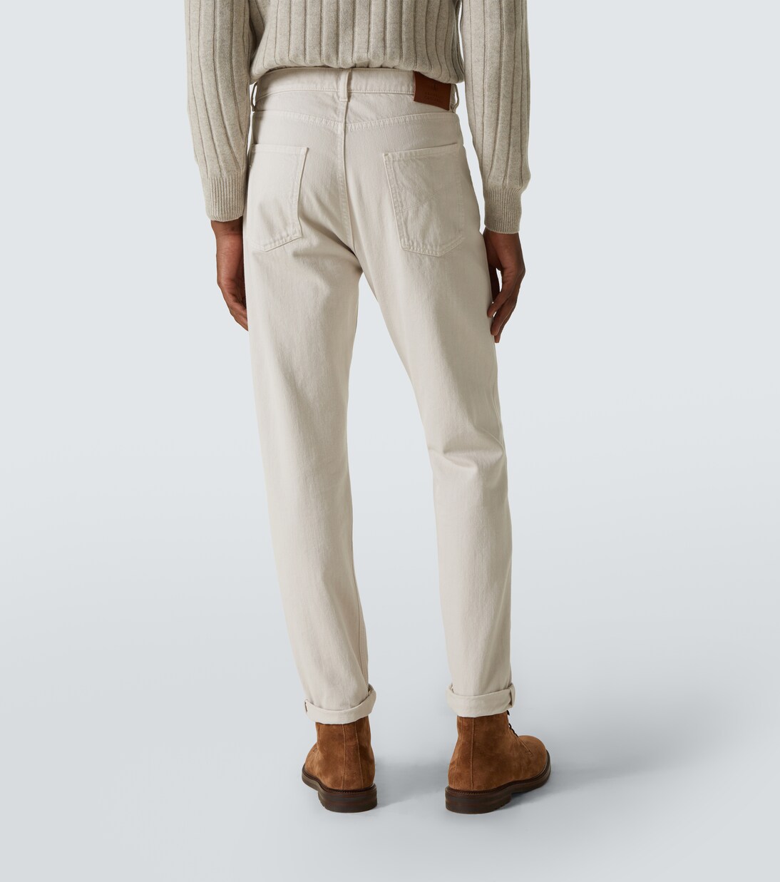 High-rise straight jeans | Brunello Cucinelli