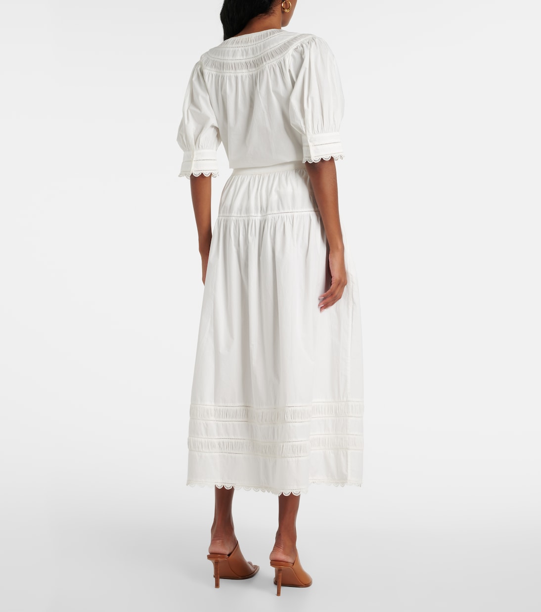 Jupe longue Harlow en coton | Ulla Johnson