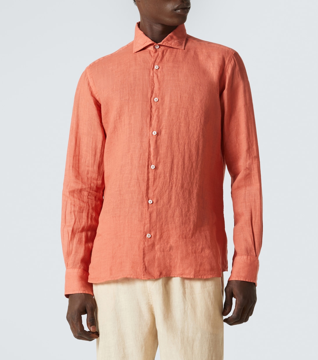 Oxford-Hemd aus Leinen | Fedeli