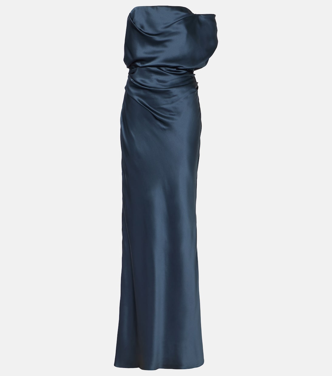 Robe longue en satin de soie | The Sei