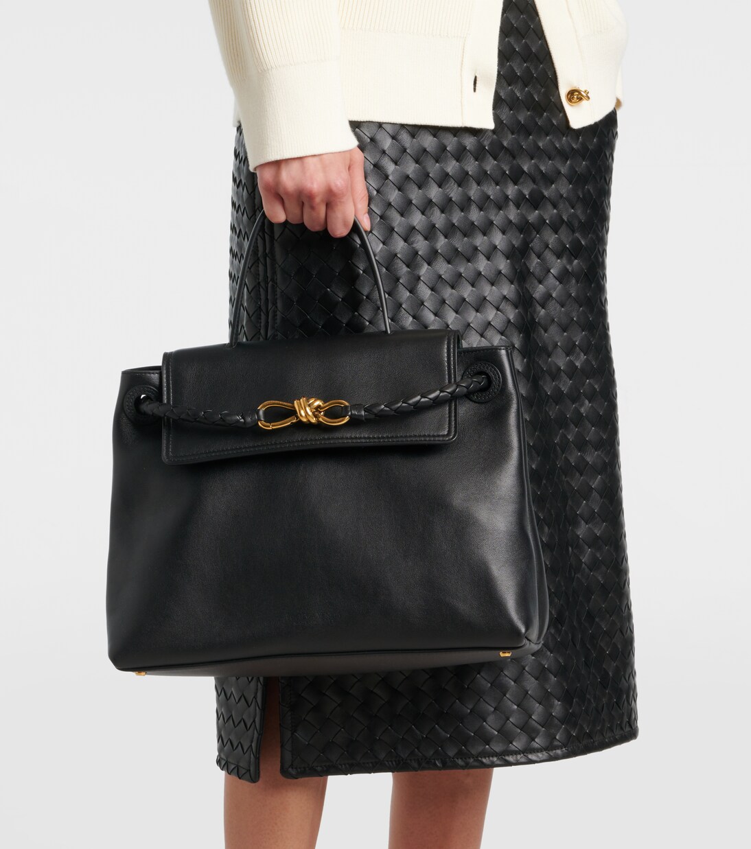 Ciao Ciao Medium leather tote bag | Bottega Veneta