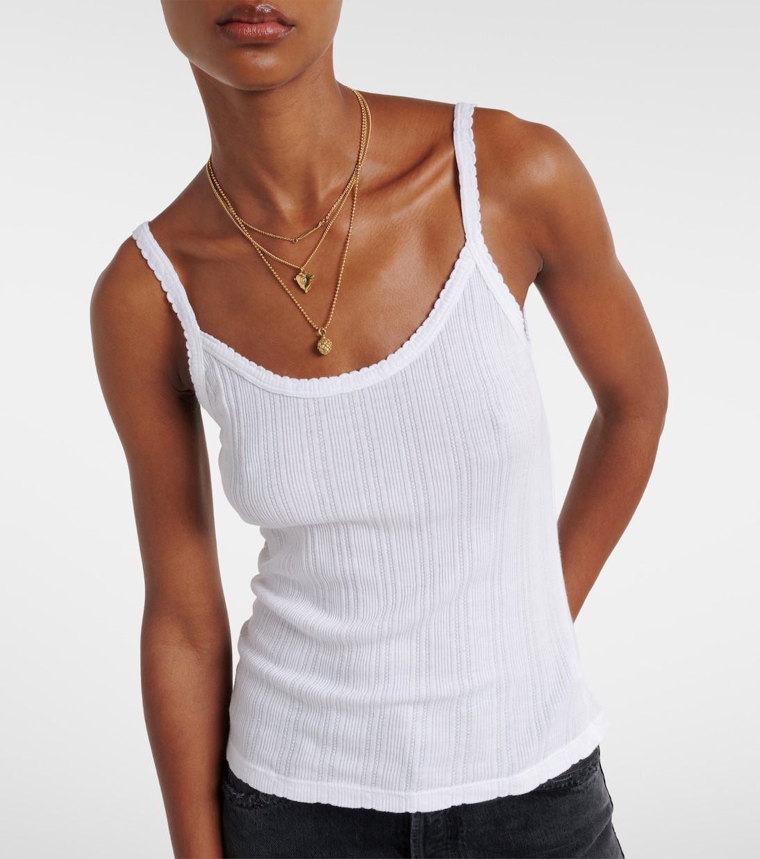 Top Iniku aus einem Baumwollgemisch | Velvet