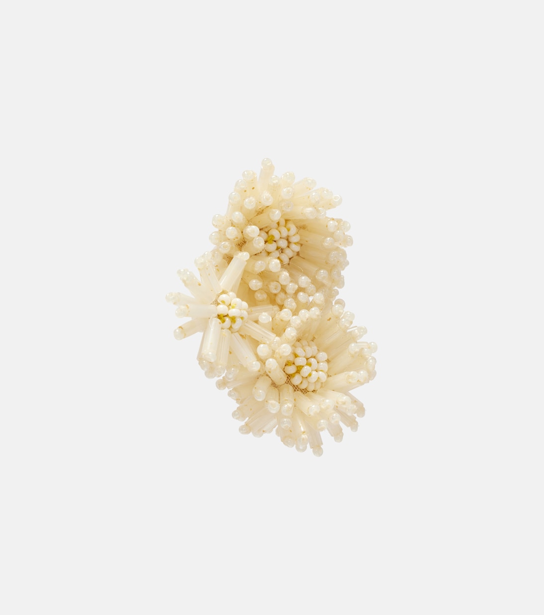 Boucles d’oreilles clip Pompom à perles | Oscar de la Renta