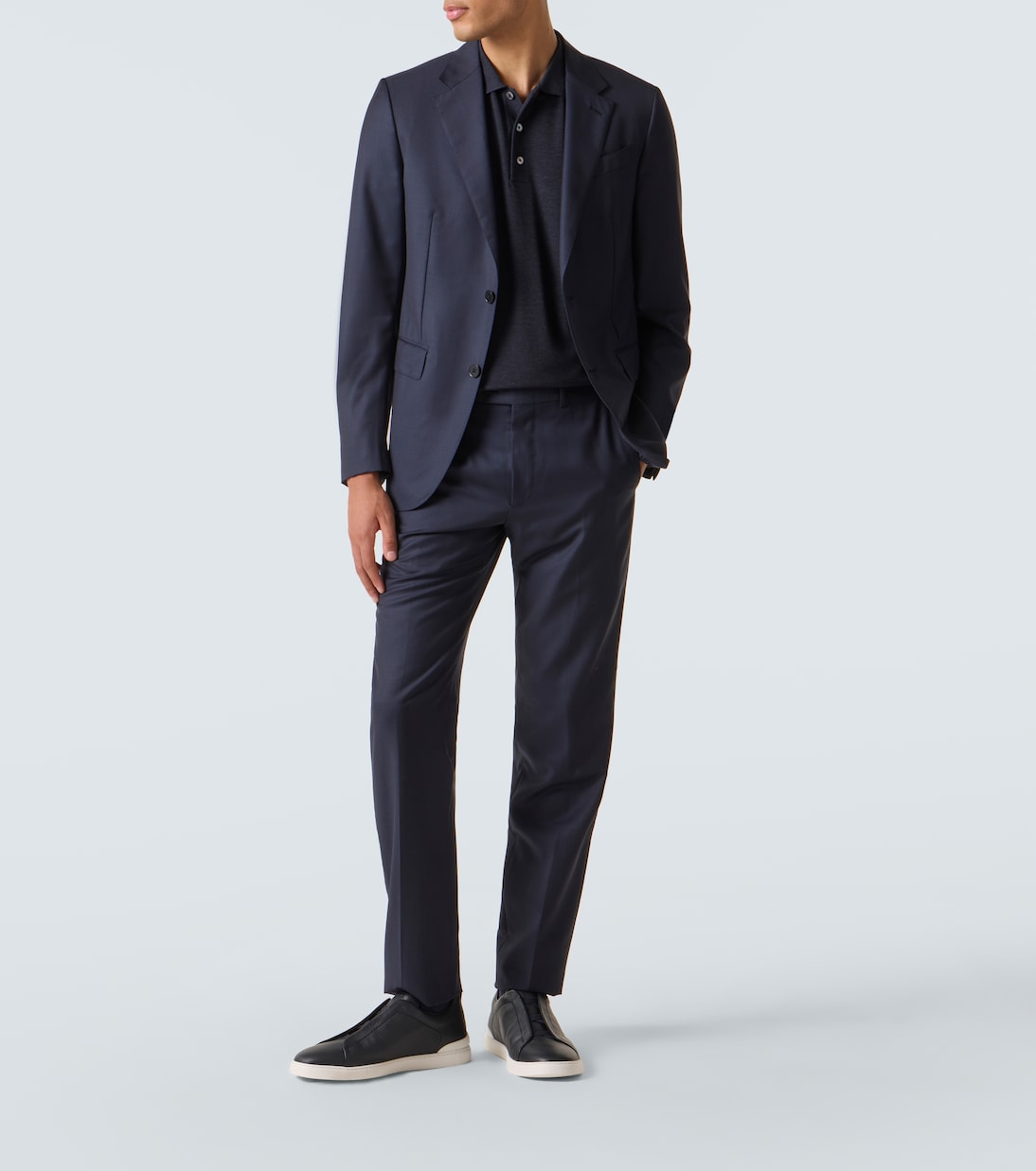 Polohemd aus Baumwolle und Seide | Zegna