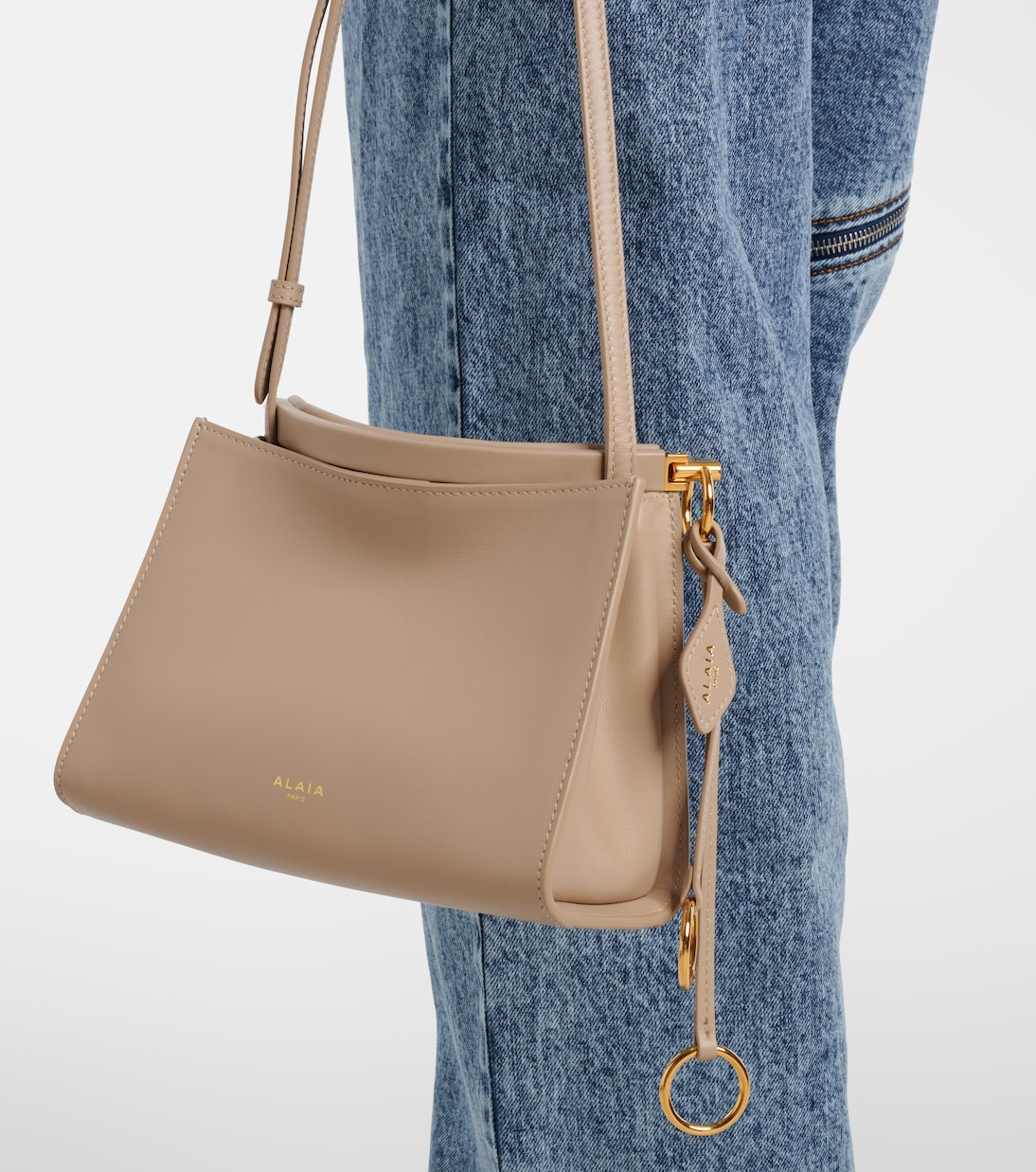 Le Click Small leather shoulder bag | Alaïa