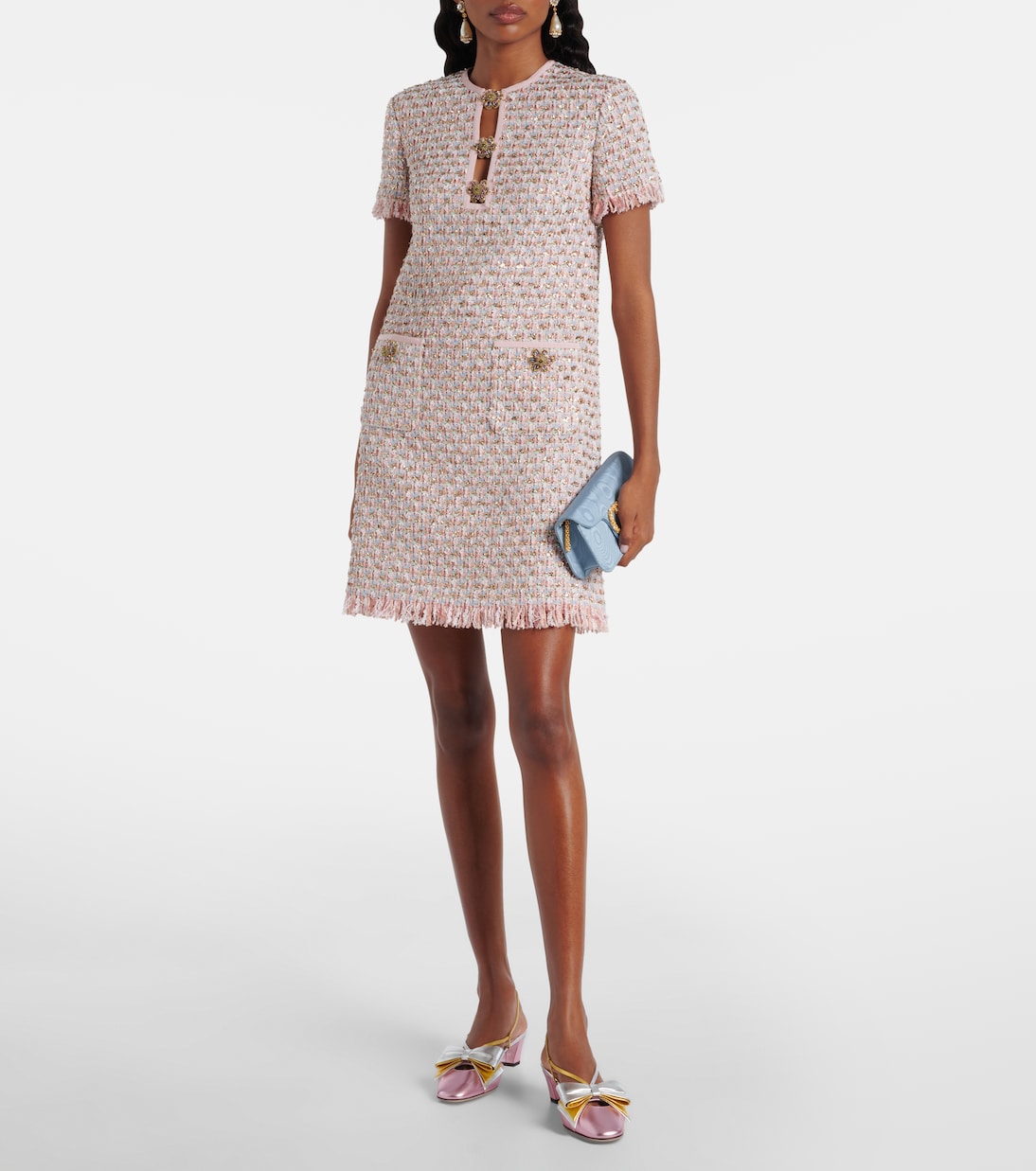 Pumps Bowow 45 aus Metallic-Leder | Valentino Garavani