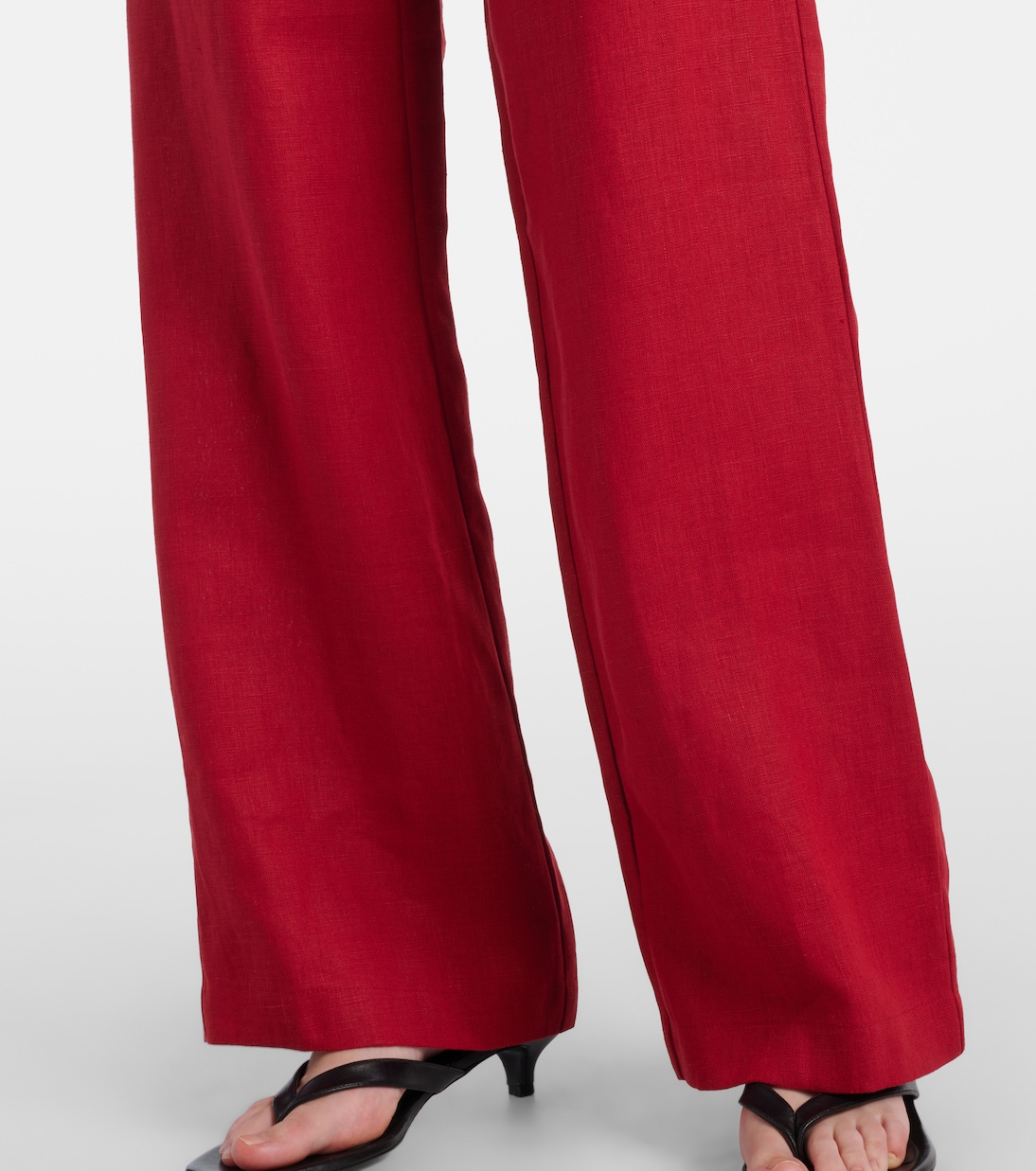 Gerade High-Rise-Hose Isabel aus Leinen | Faithfull