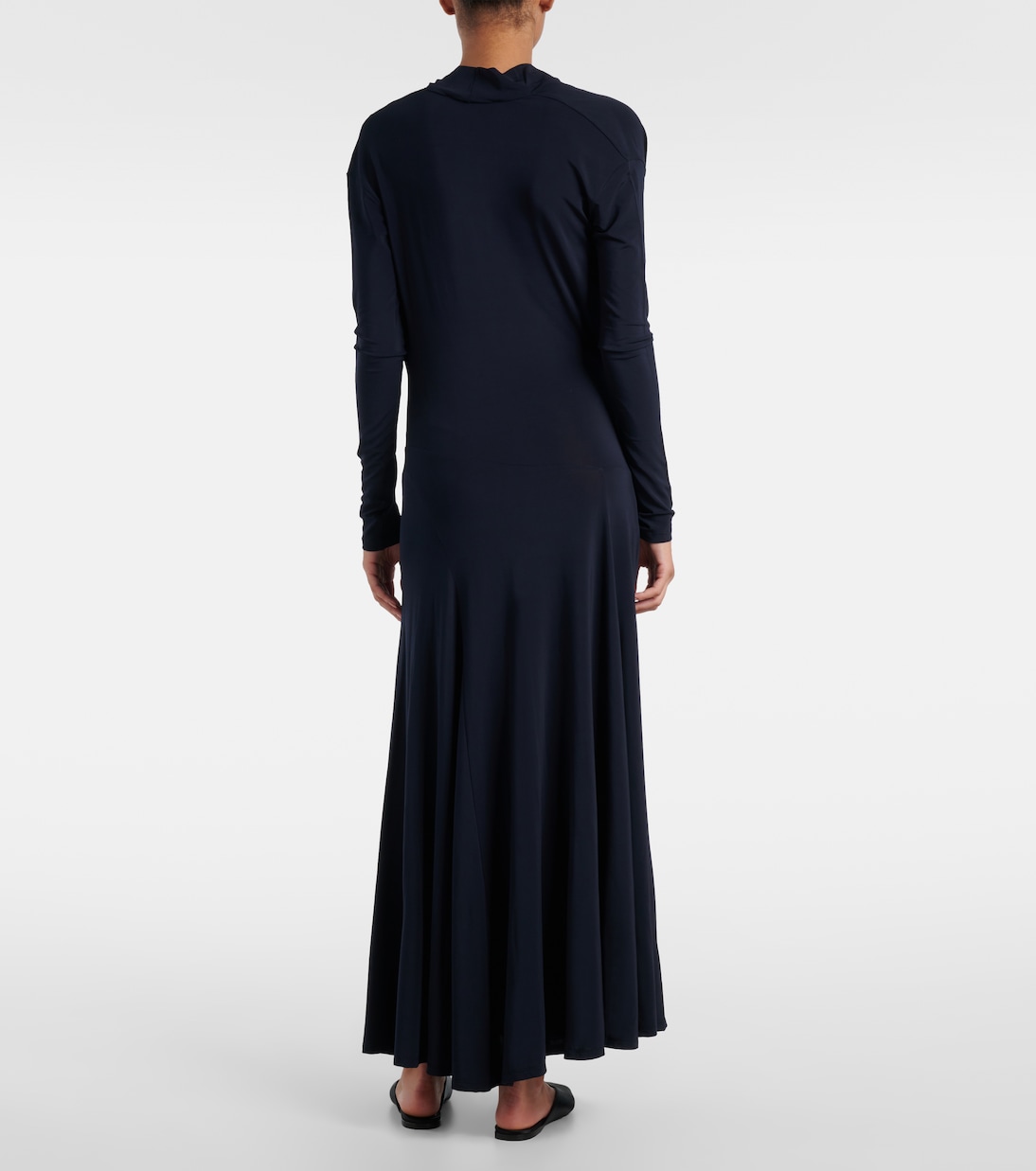 فستان ميدي من الجيرسيه الدرابيه Edan | Tove