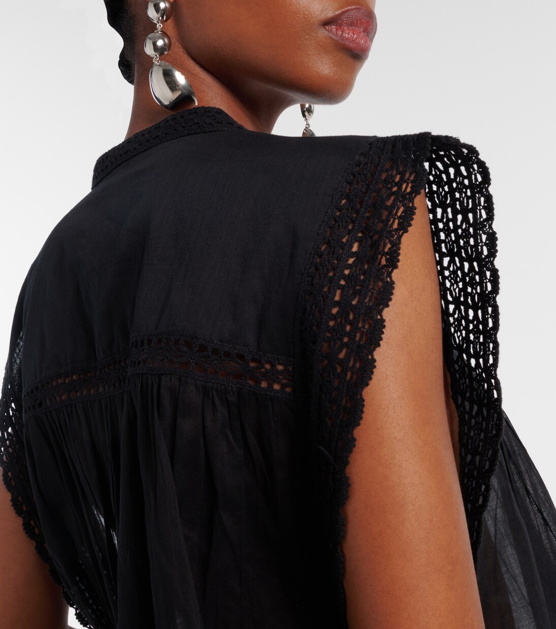 Blouse Grecia en coton à dentelle | Marant Etoile