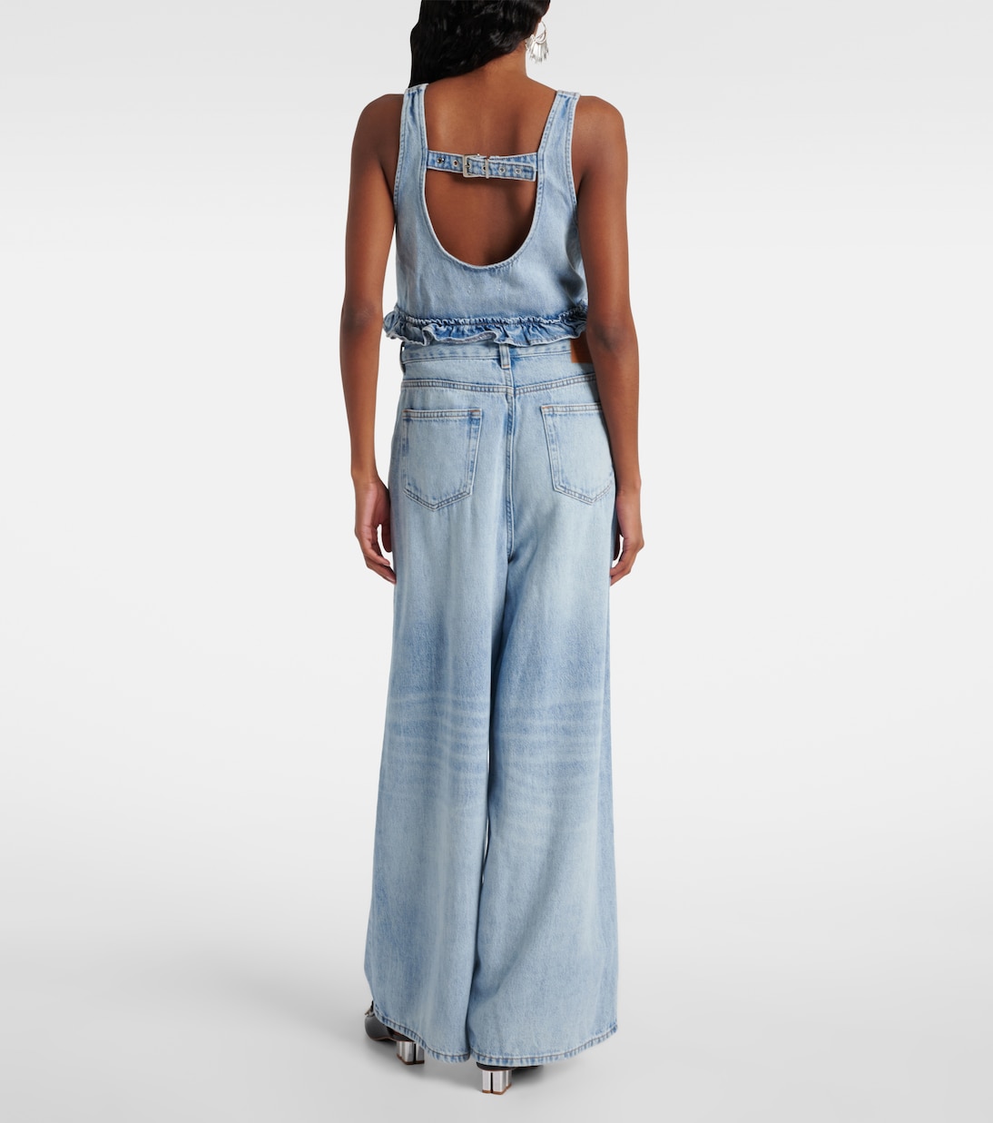 Mid-rise wide-leg jeans | Ganni