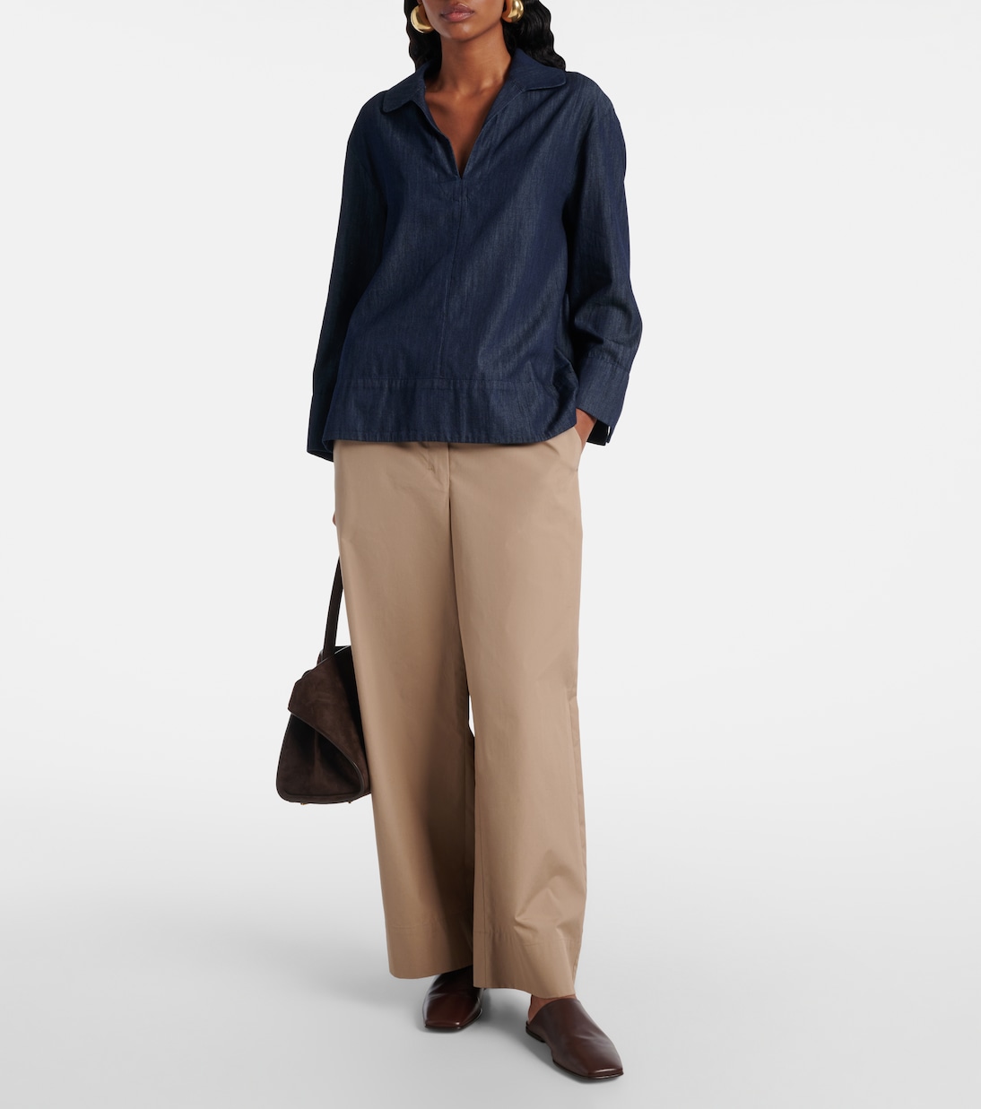 Pantalon ample Auero en coton  | 'S Max Mara