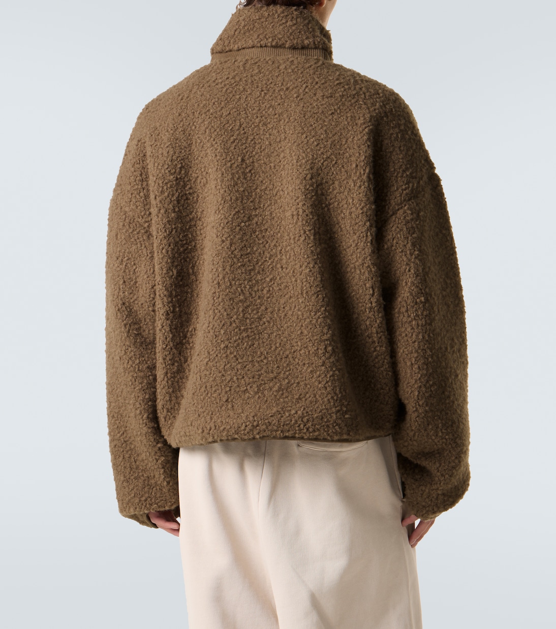 Cropped teddy jacket | Entire Studios