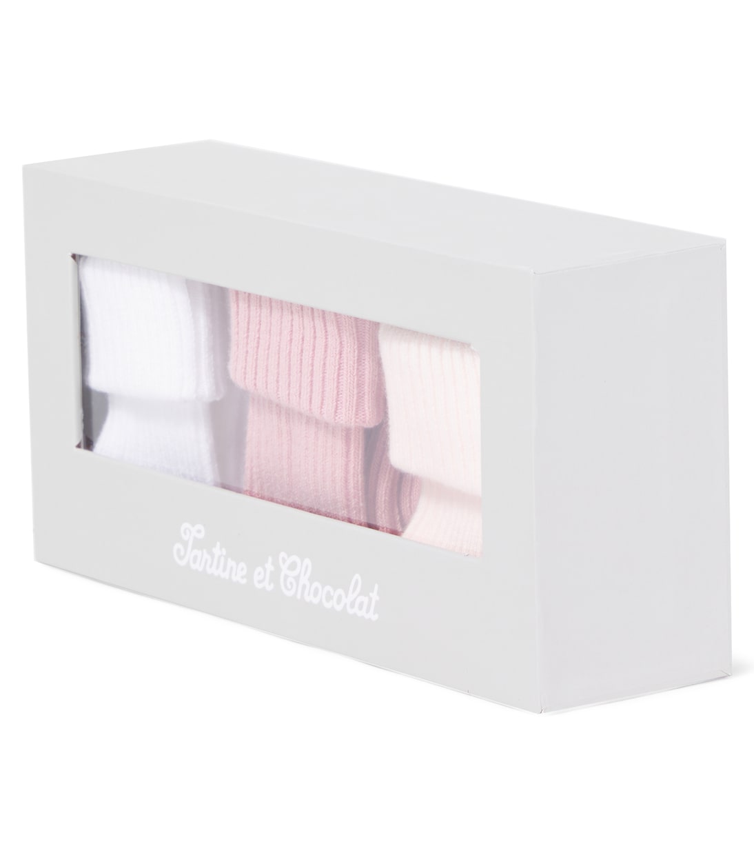 Baby set of 3 ribbed-knit cotton-blend socks | Tartine et Chocolat