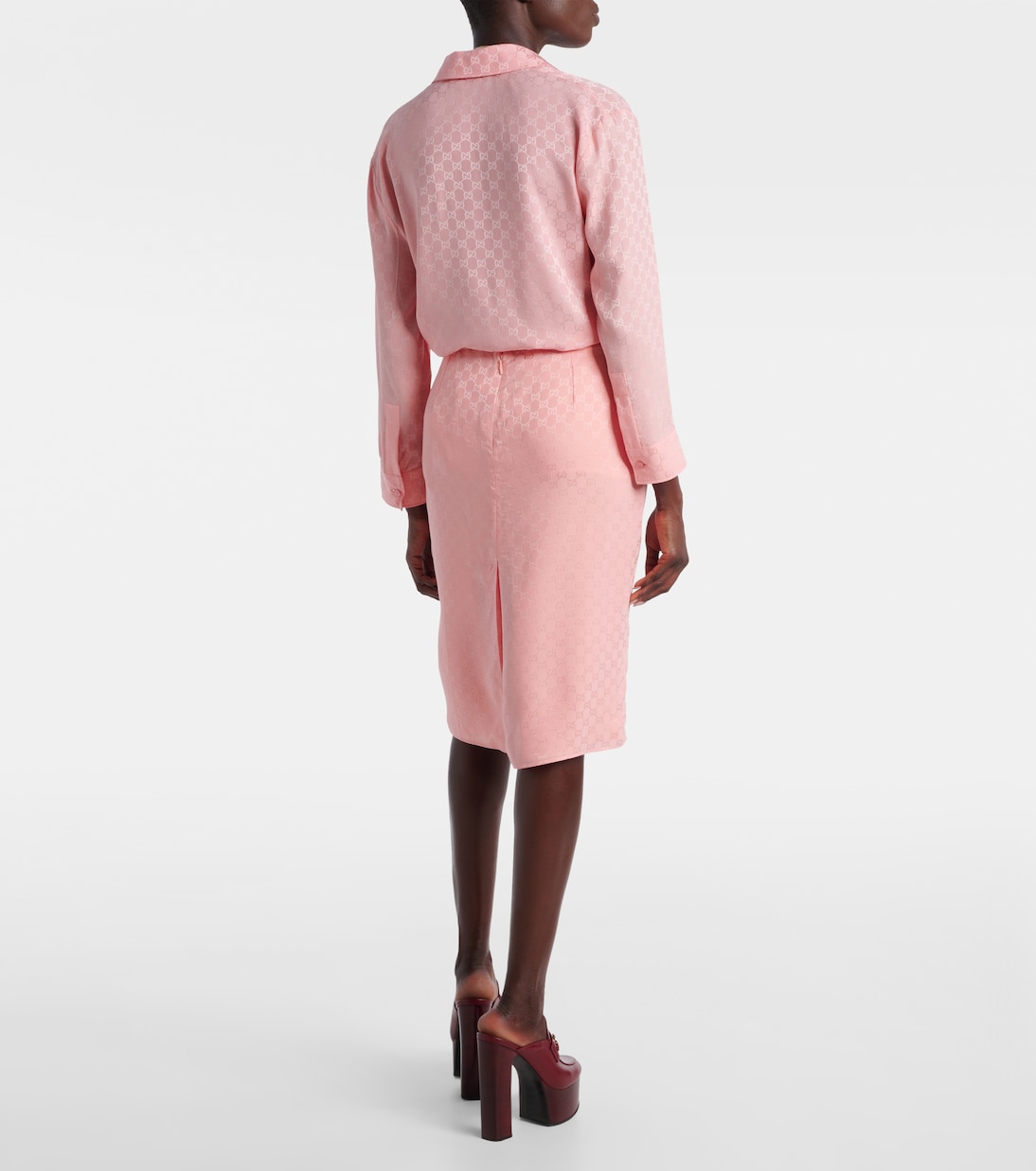 GG中长半身裙 | Gucci