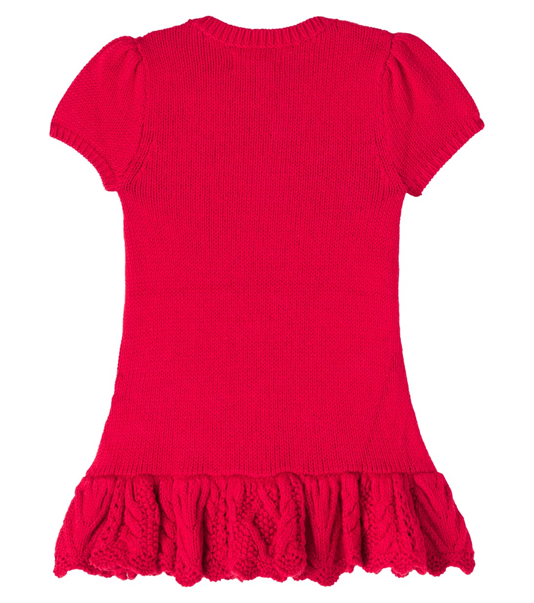 Baby Polo Bear knitted cotton-blend dress | Polo Ralph Lauren Kids