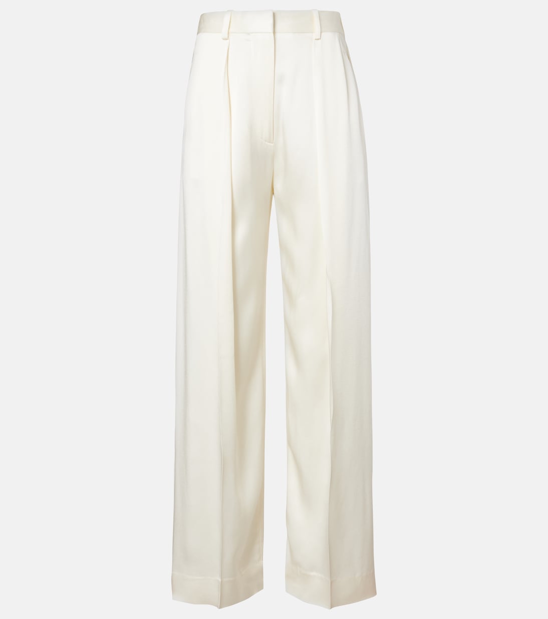 Pantalon ample en satin | Victoria Beckham