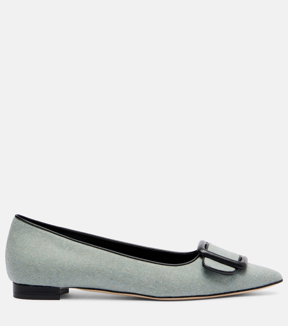 Maysale buckled ballet flats | Manolo Blahnik