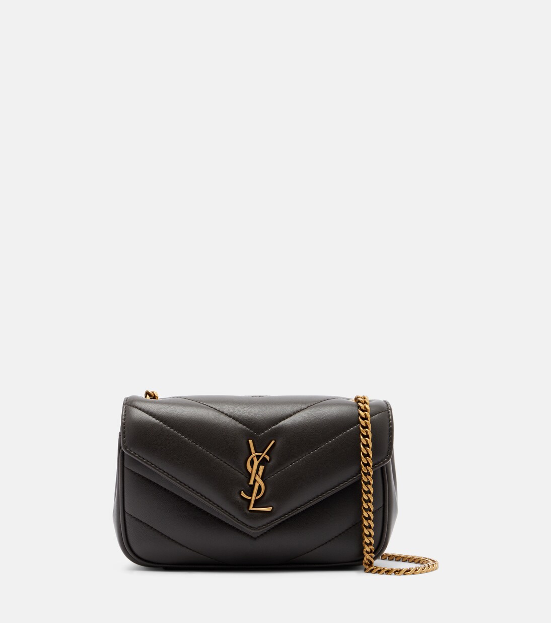 Loulou Mini leather shoulder bag | Saint Laurent
