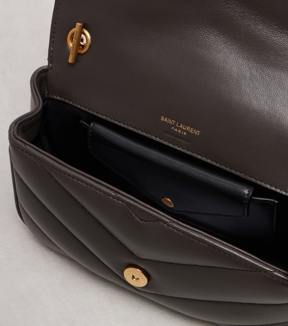 Loulou Mini leather shoulder bag | Saint Laurent