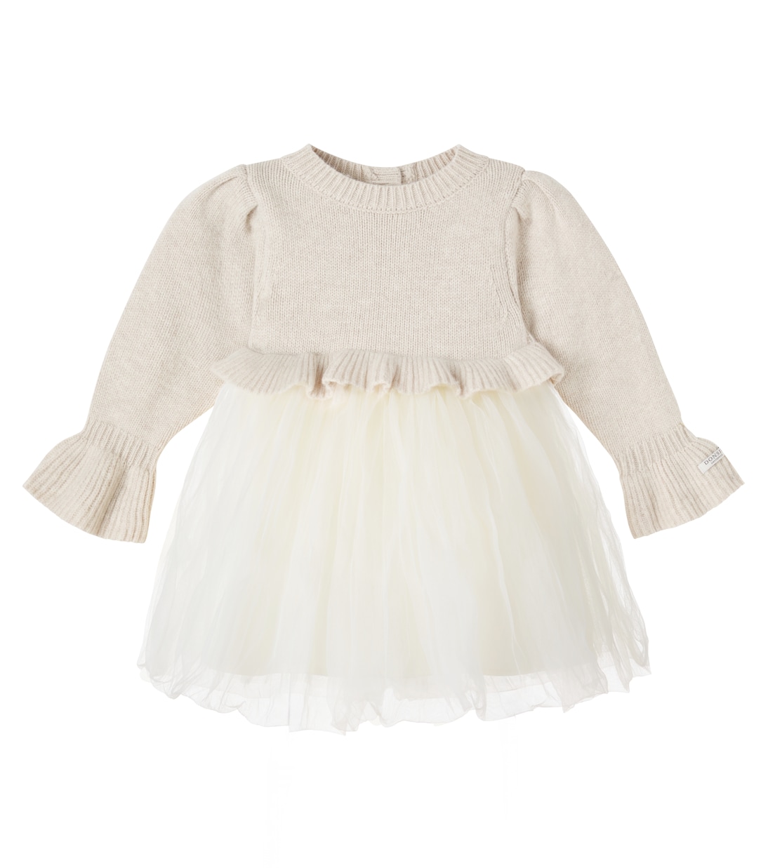 Baby Paulien wool and cotton-blend dress | Donsje