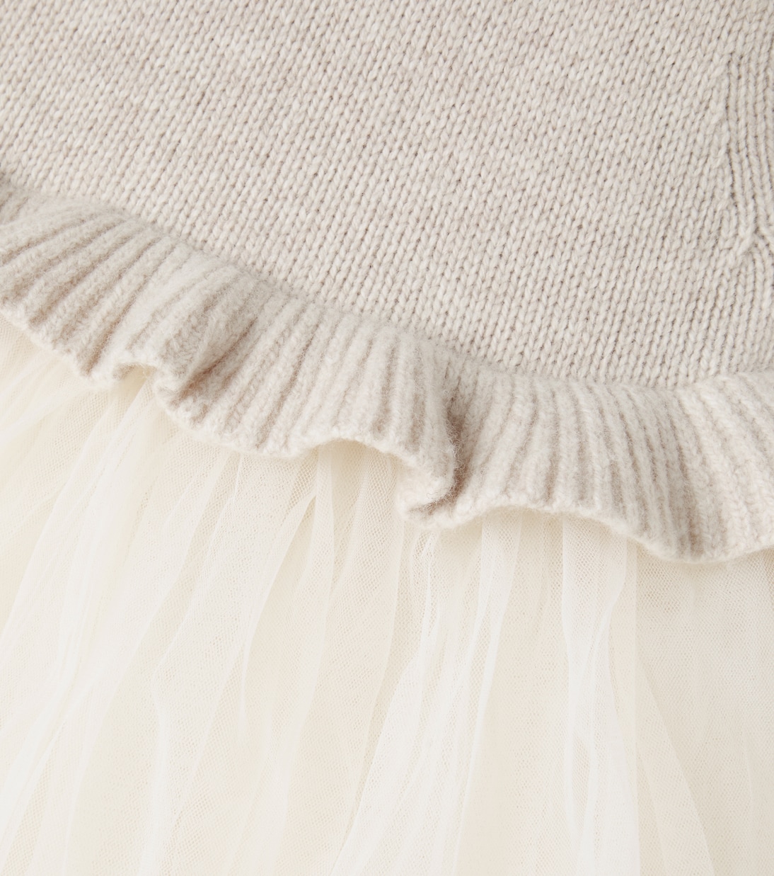 Baby Paulien wool and cotton-blend dress | Donsje