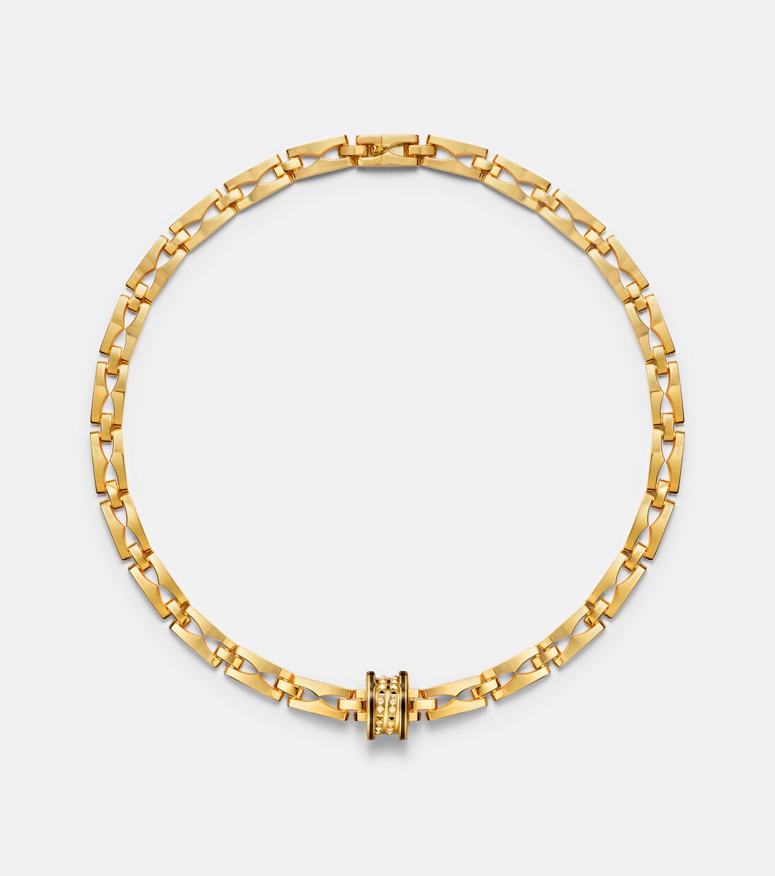 Halskette B.zero1 aus 18kt Gelbgold (750/1000) mit Keramik | Bvlgari