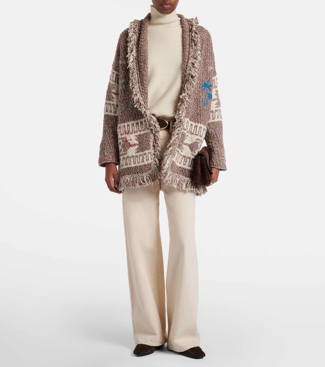 Cardigan en coton Written By The Ocean | Alanui