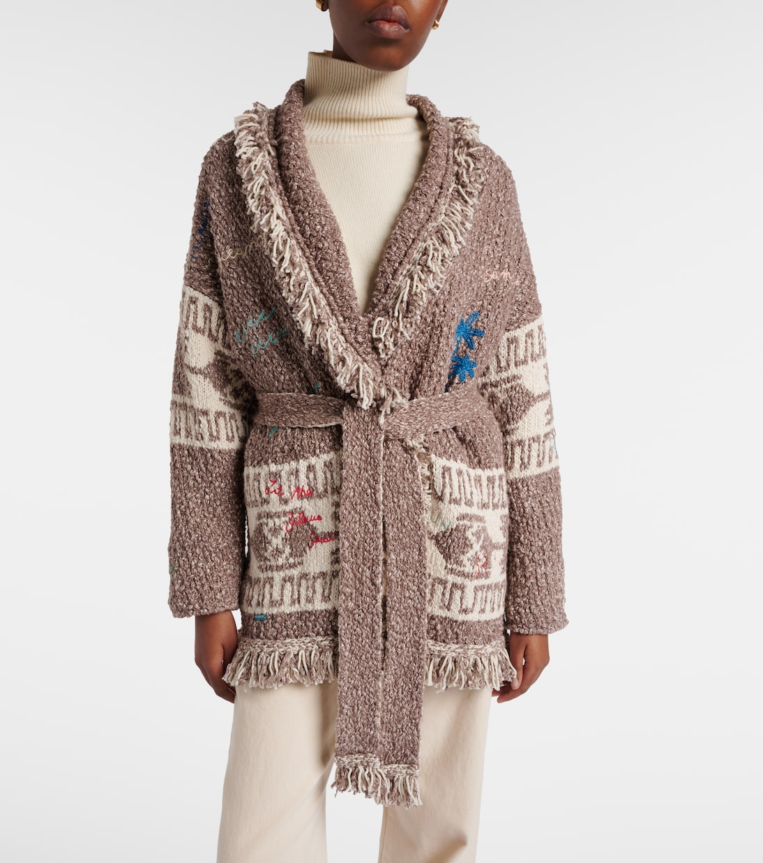 Cardigan en coton Written By The Ocean | Alanui