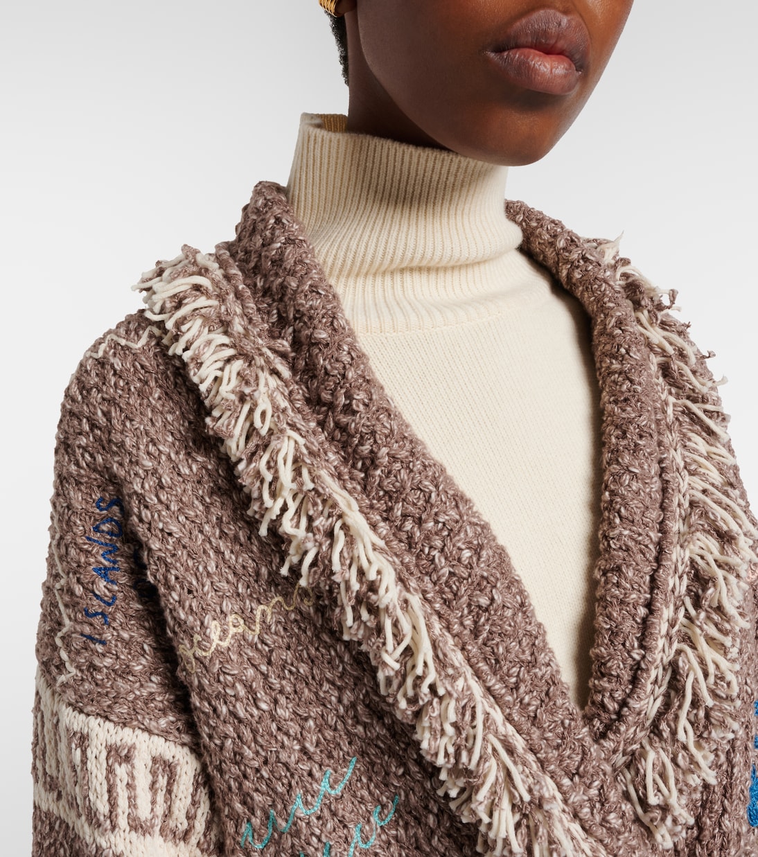 Cardigan en coton Written By The Ocean | Alanui