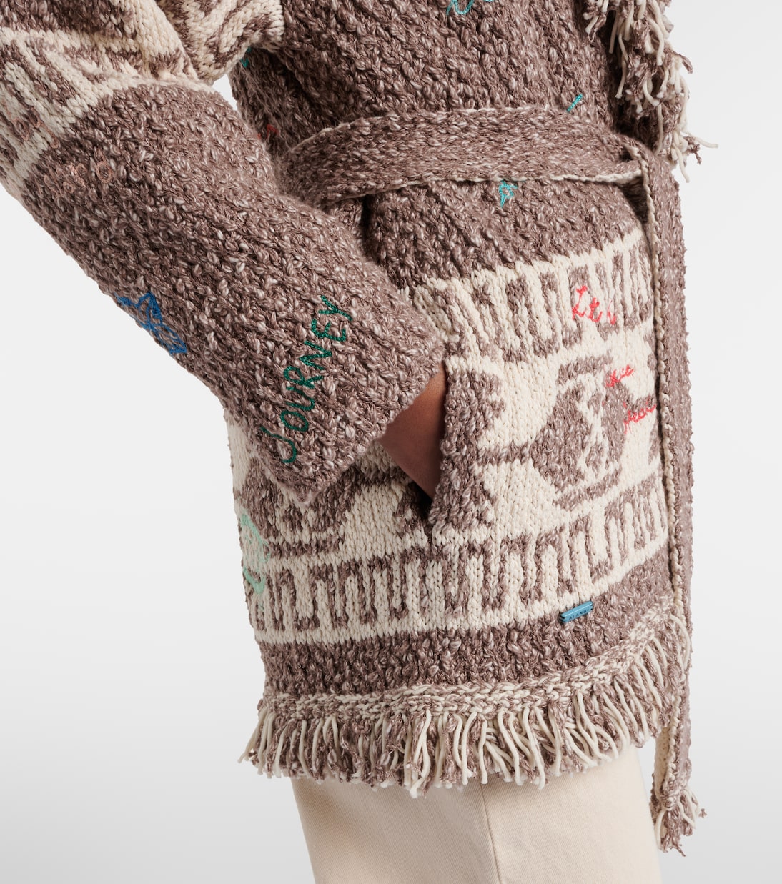 Cardigan en coton Written By The Ocean | Alanui