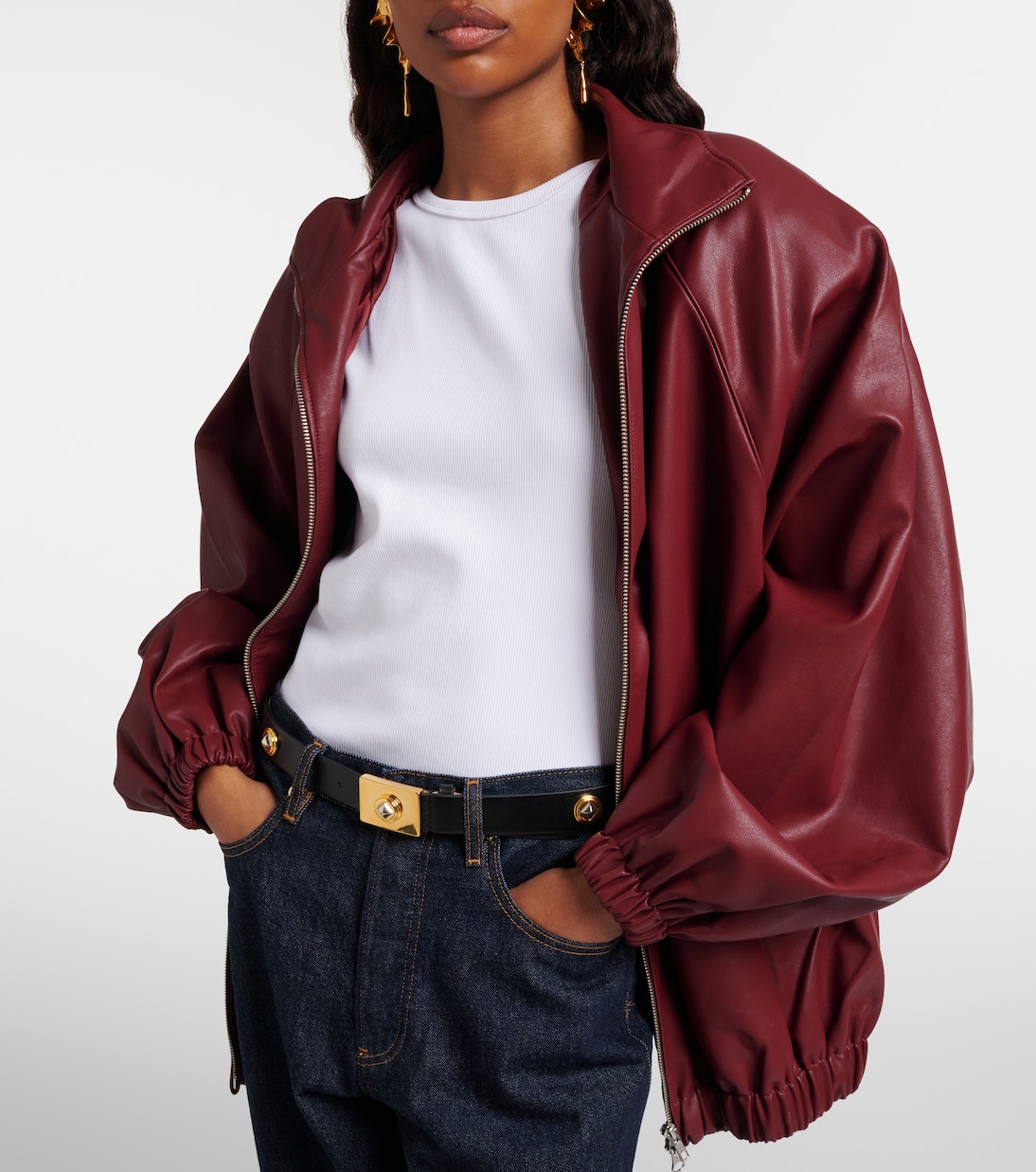 Cinturón Medora de piel con tachuelas | Déhanche