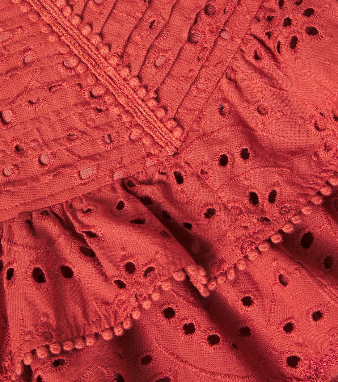 Alizee broderie anglaise cotton skirt | Poupette St Barth Kids