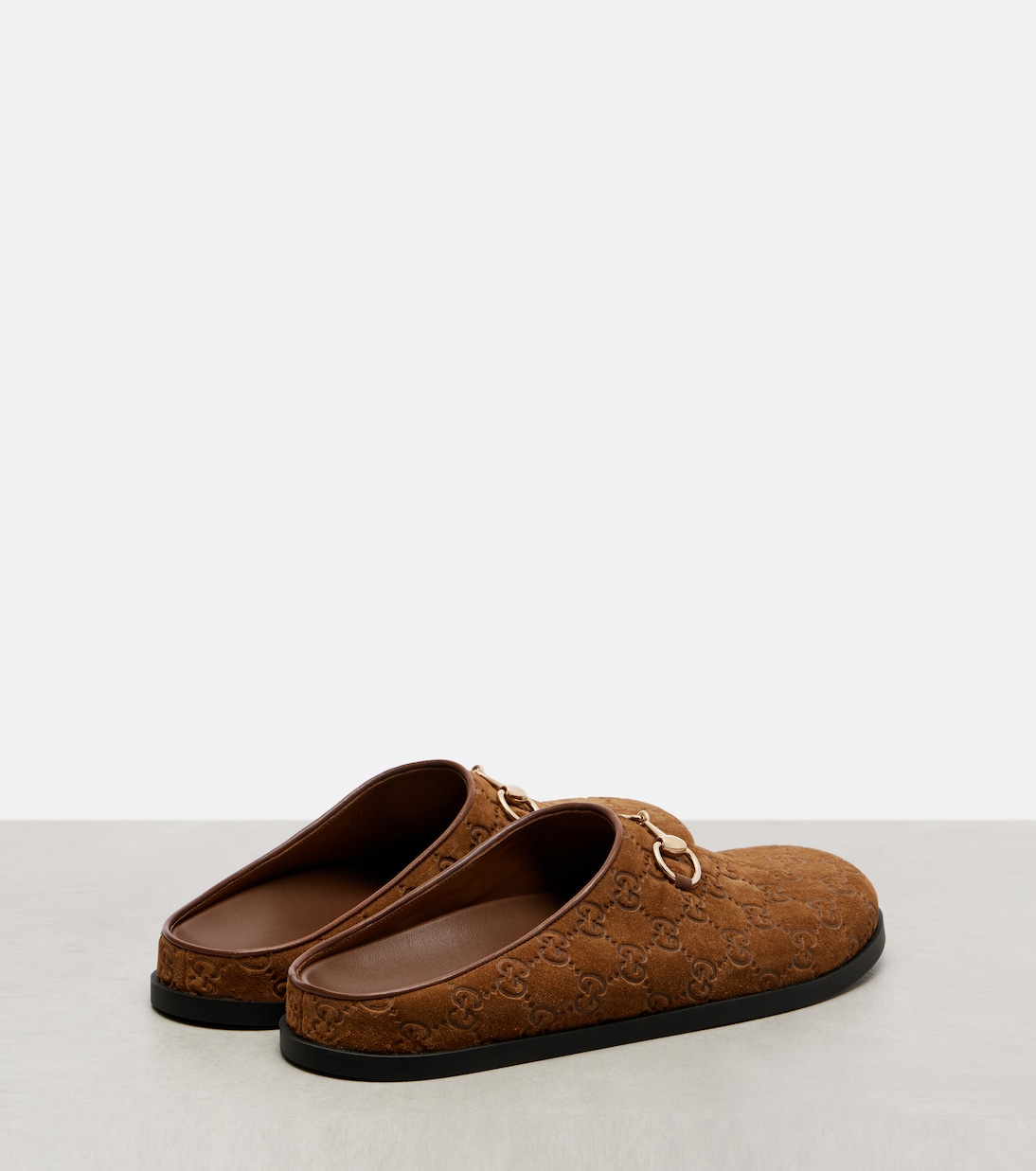 GG Horsebit suede mules | Gucci