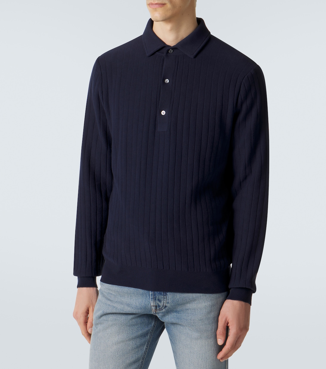 Cotton polo sweater | Lardini