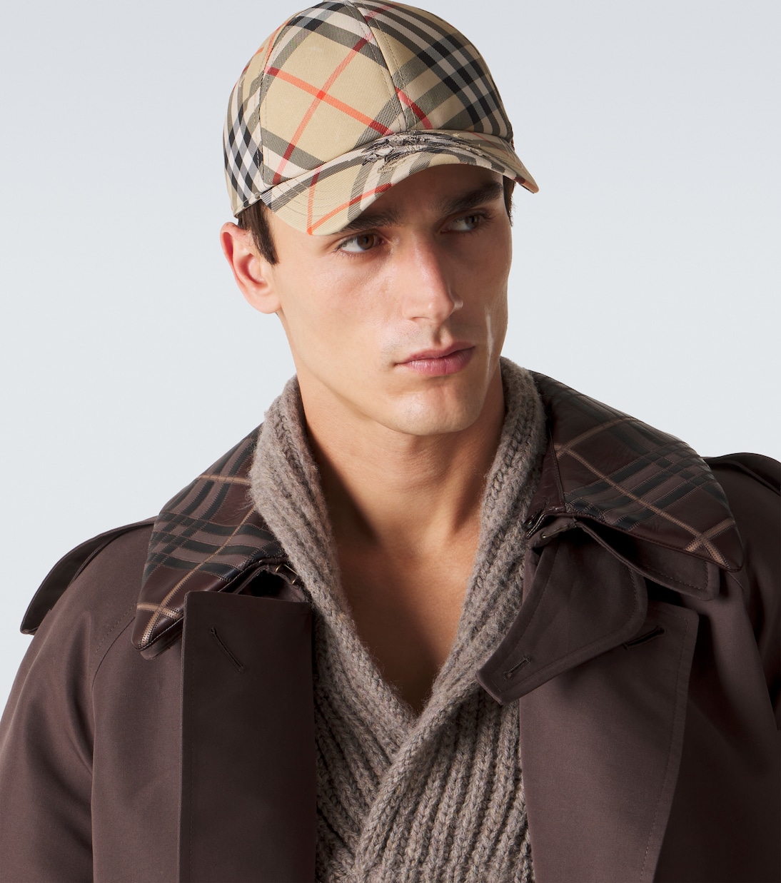 Baseballcap Burberry Check aus Twill | Burberry