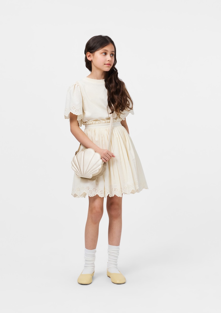 Ritza embroidered cotton top | Molo