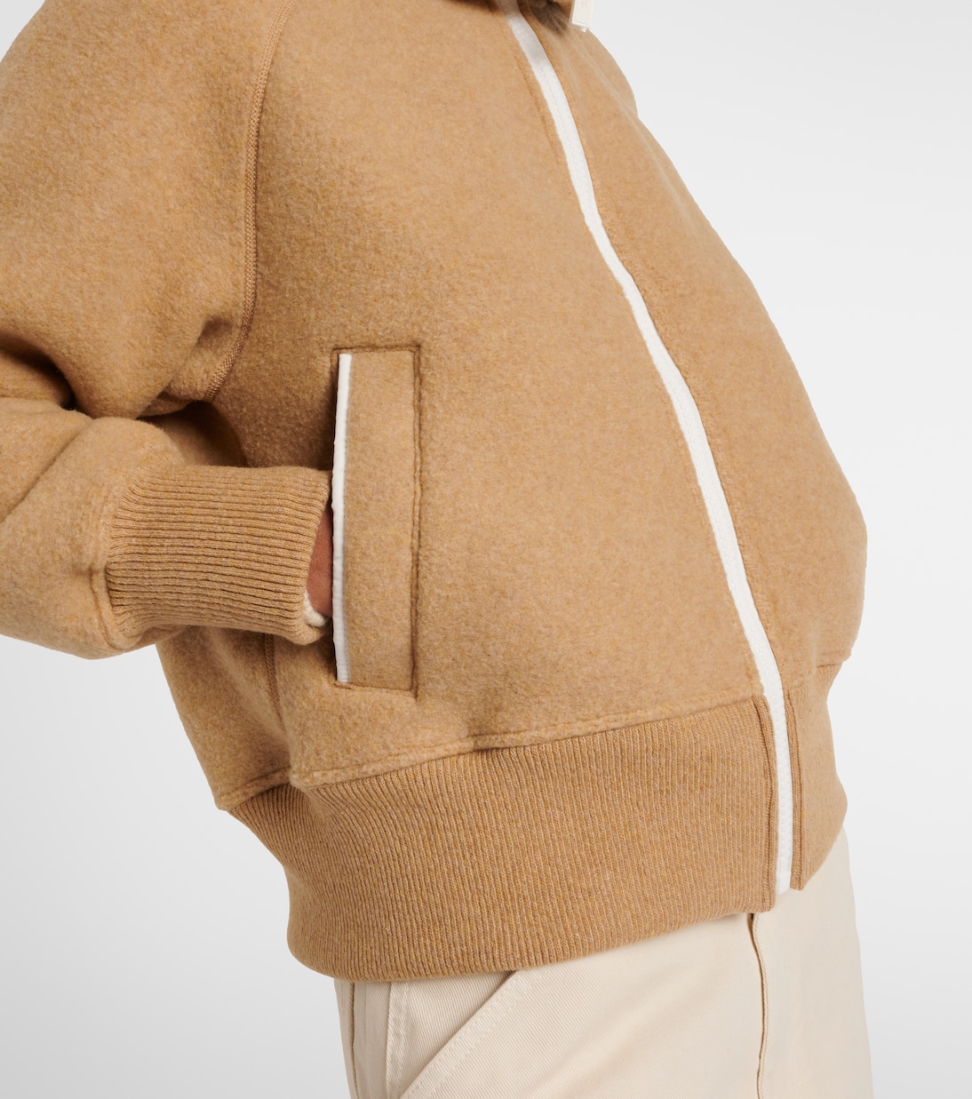 Chilliwack wool-blend fleece bomber jacket | Canada Goose