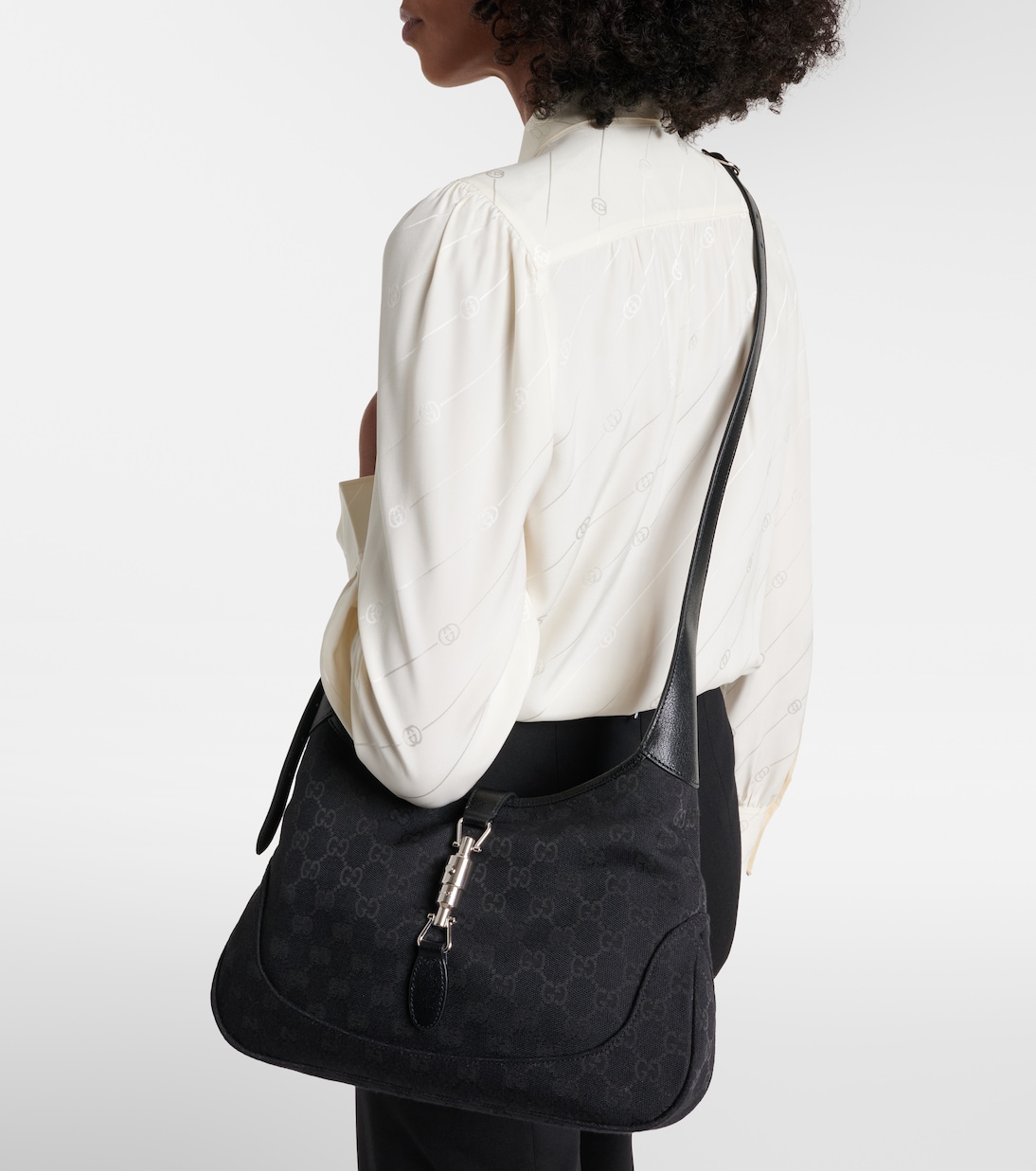 Gucci Jackie 1961 Small canvas shoulder bag | Gucci