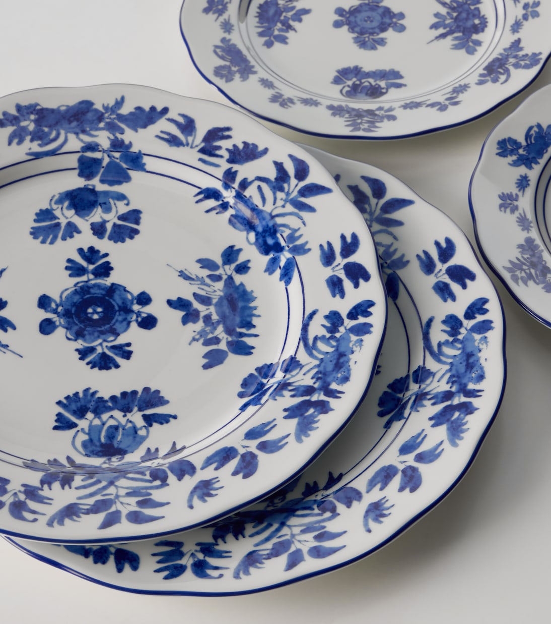 Set di 2 piatti piani Gloria in porcellana | Cabana