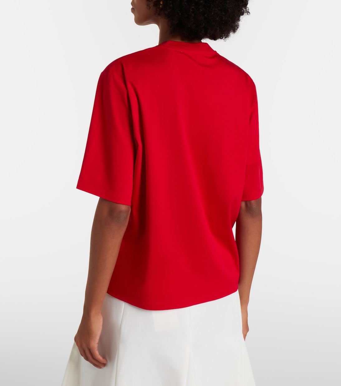 Cotton and silk-blend T-shirt | Róhe