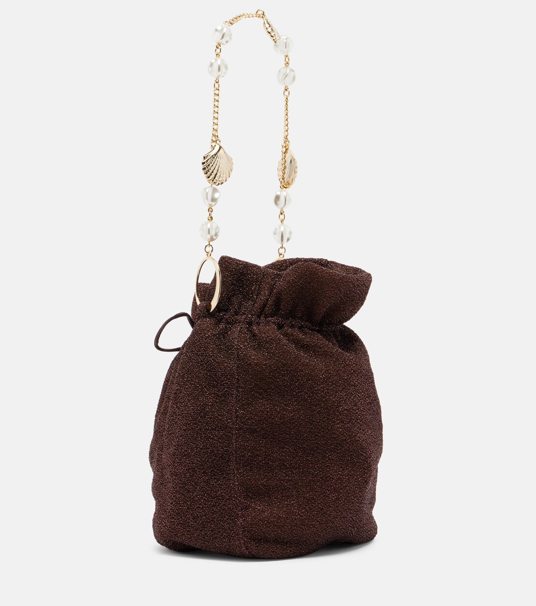 Bucket-Bag Lumière Small mit Kristallen | Oséree