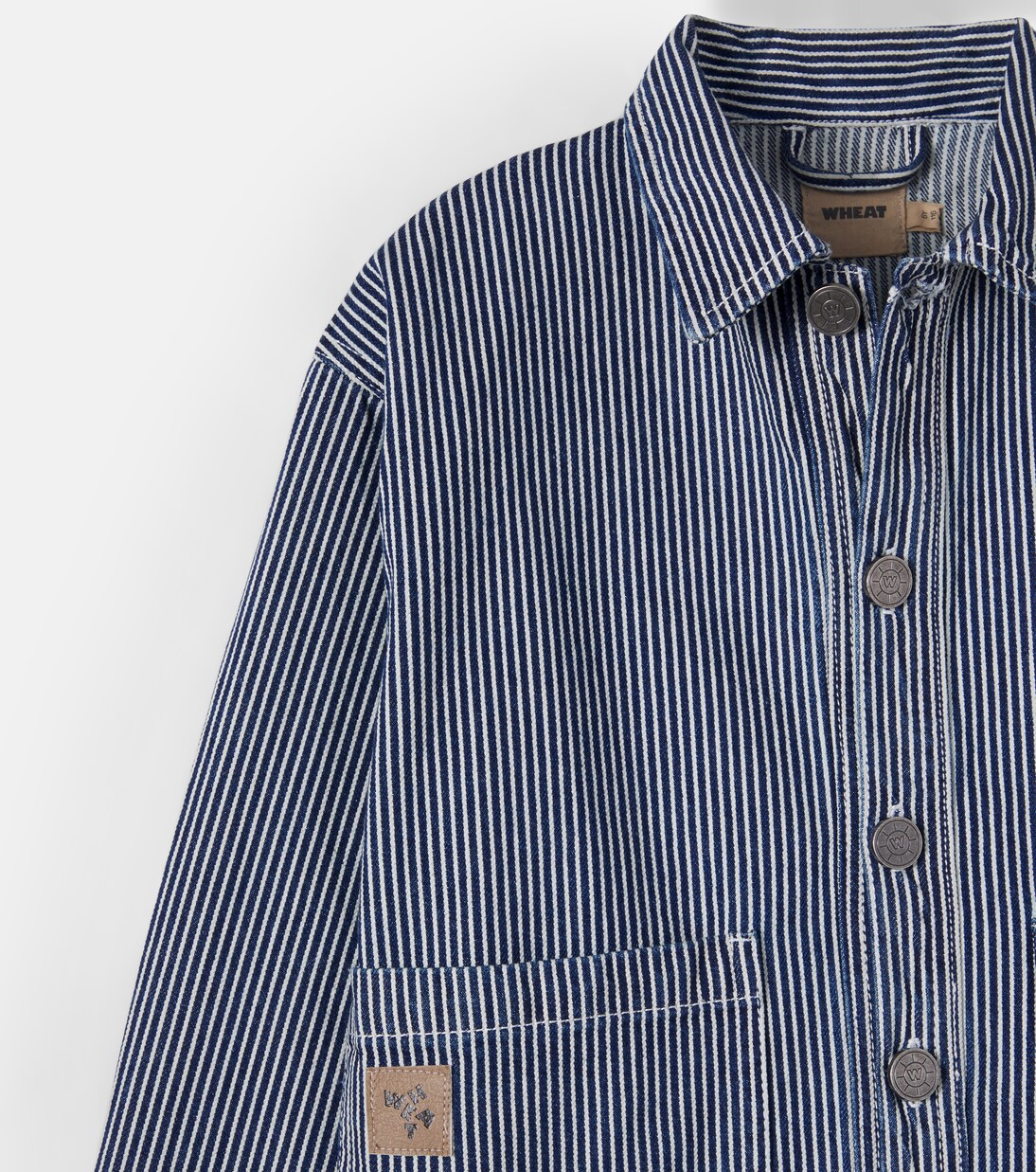 Giacca Cole in canvas di cotone a righe | Wheat