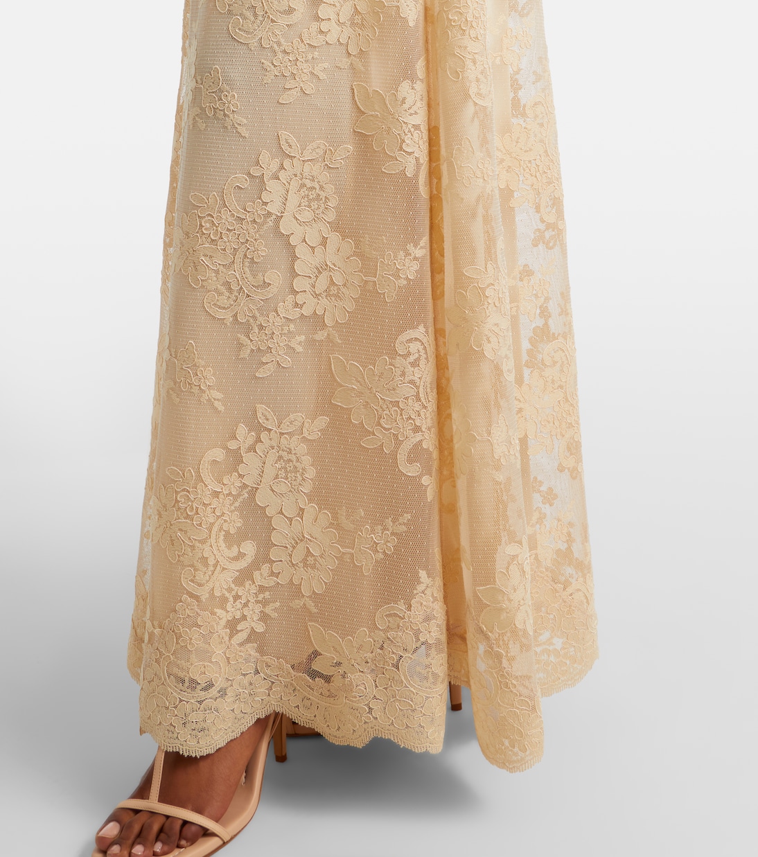 Robe longue Como en dentelle | Zimmermann