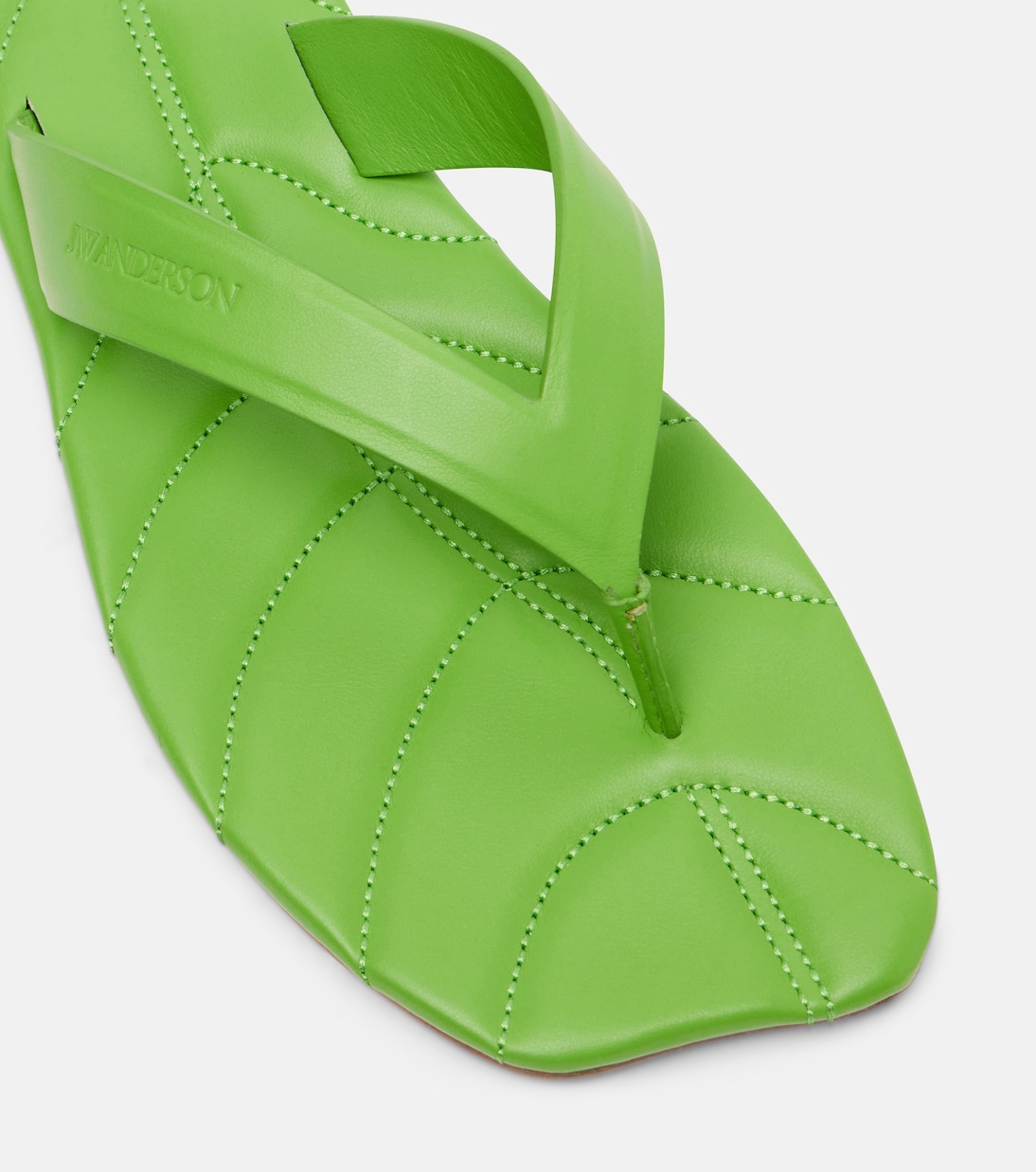 Sandali infradito Leaf in pelle | JW Anderson