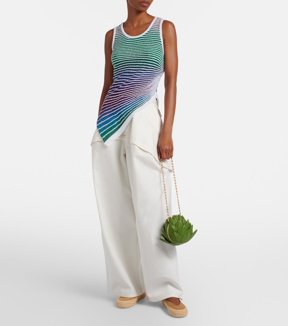 Clutch Paula's Ibiza Artichoke Small de piel | Loewe