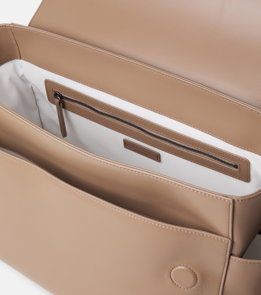 Baby leather changing bag | Brunello Cucinelli Kids