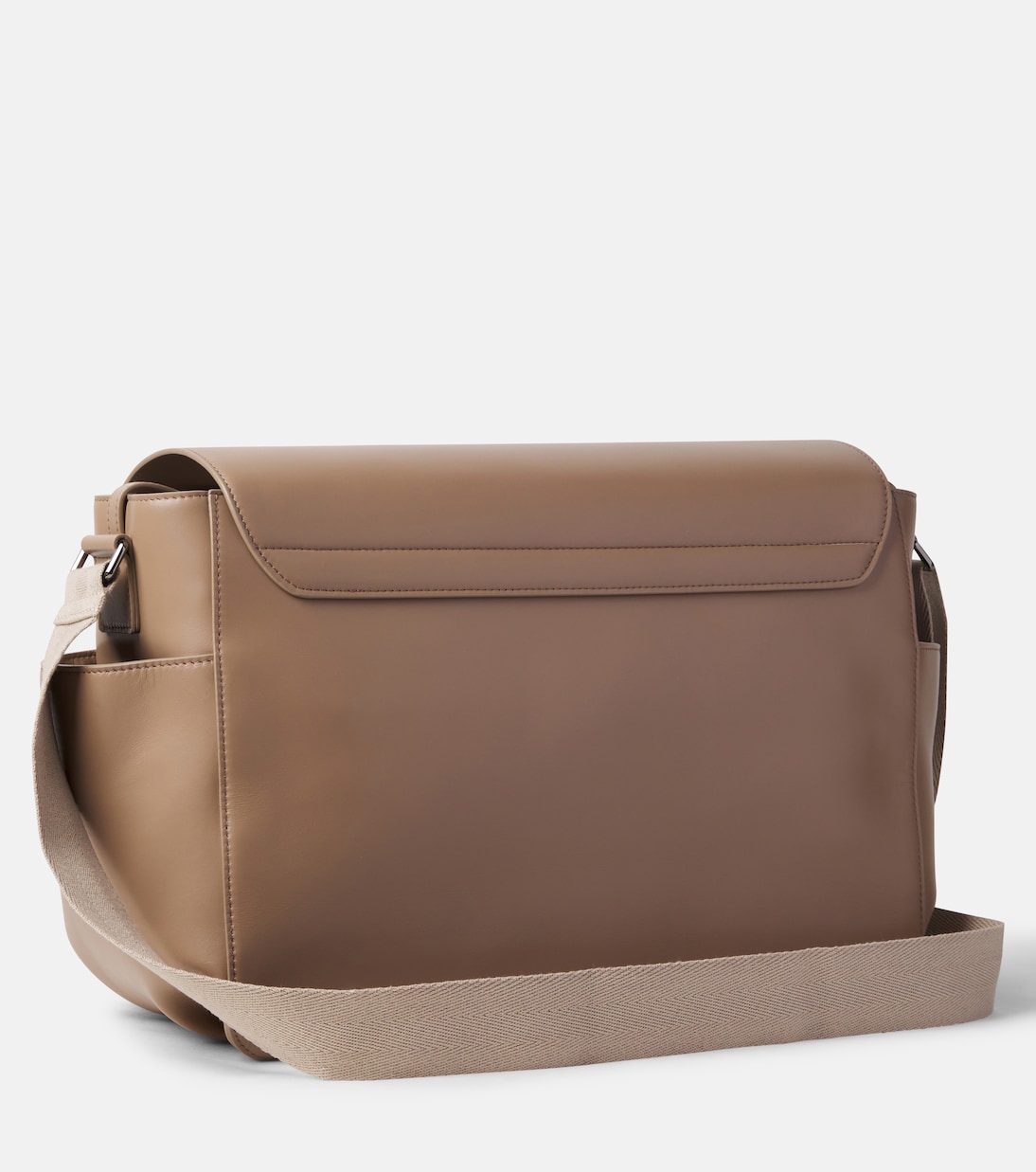 Baby leather changing bag | Brunello Cucinelli Kids